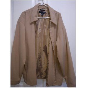 SYLLABLES Men's Tan  Front-Zipper Jacket